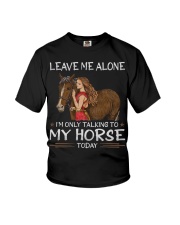 Leave Me Alone I'm Only Talking To My Horse Today Shirt Horse Lovers Women T-Shirt Gifts Youth T-Shirt tile