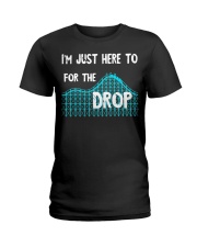 I'm Just Here For The Drop Shirt Roller Coaster Lover Thrilling T-Shirt Gift For Son Ladies T-Shirt tile