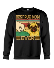 Best Pug Mom Crewneck Sweatshirt thumbnail