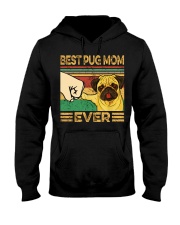 Best Pug Mom Hooded Sweatshirt thumbnail