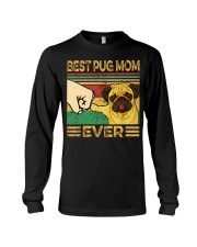 Best Pug Mom Long Sleeve Tee thumbnail