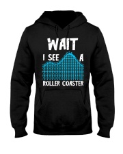 Wait I See A Roller Coaster Shirt Funny gifts for roller coaster enthusiasts Ideas Hooded Sweatshirt tile