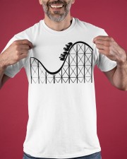 Roller Coaster Shirt Rollercoaster Graphic Tee Clothing Themed Shirt Gifts Classic T-Shirt apparel-classic-tshirt-lifestyle-front-181