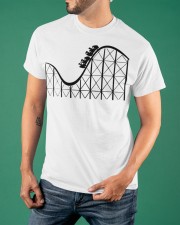 Roller Coaster Shirt Rollercoaster Graphic Tee Clothing Themed Shirt Gifts Classic T-Shirt apparel-classic-tshirt-lifestyle-front-88