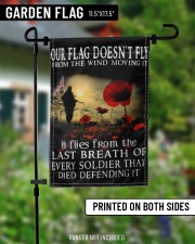 Our Flag Doesn't Fly From The Wind Moving It Flag Proud Military Merch Front Door Decor 11.5"x17.5" Garden Flag aos-garden-flag-11-5-x-17-5-lifestyle-front-13