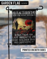 Our Flag Doesn't Fly From The Wind Moving It Flag Proud Military Merch Front Door Decor 11.5"x17.5" Garden Flag aos-garden-flag-11-5-x-17-5-lifestyle-front-14