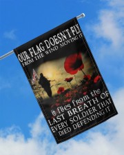 Our Flag Doesn't Fly From The Wind Moving It Flag Proud Military Merch Front Door Decor 11.5"x17.5" Garden Flag aos-garden-flag-11-5-x-17-5-lifestyle-front-16