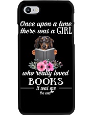 dachshund once upon a time there was a girl Phone Case thumbnail
