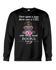 dachshund once upon a time there was a girl Crewneck Sweatshirt thumbnail