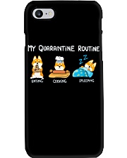 My Quarantine Routine Shiba inu Phone Case thumbnail