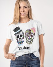 Till Death Do Us Part Shirt Sugar Skull Wedding T-Shirt Gifts For Wedding Bride Classic T-Shirt apparel-classic-tshirt-lifestyle-front-100