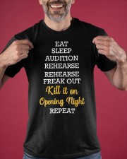 Eat Sleep Audition Rehearse Shirt Theater Lovers Actor T-Shirt Gift Ideas For Adult Son Classic T-Shirt apparel-classic-tshirt-lifestyle-front-181