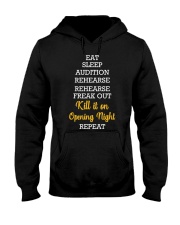 Eat Sleep Audition Rehearse Shirt Theater Lovers Actor T-Shirt Gift Ideas For Adult Son Hooded Sweatshirt tile
