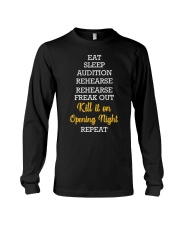 Eat Sleep Audition Rehearse Shirt Theater Lovers Actor T-Shirt Gift Ideas For Adult Son Long Sleeve Tee tile