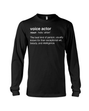 Voice Actor Shirt Voice Acting Definition Clothes Christmas Ideas For Coworkers Long Sleeve Tee tile