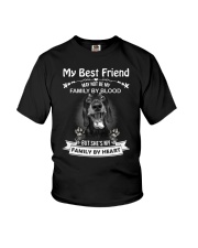 My Best Friend May Not Be My Family By Dachshund Youth T-Shirt thumbnail