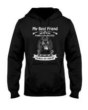 My Best Friend May Not Be My Family By Dachshund Hooded Sweatshirt thumbnail