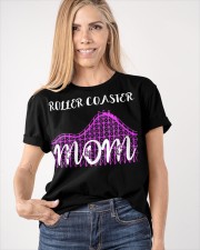 Roller Coaster Mom Shirt Amusement Park Vacation Gifts For Roller Coaster Lovers For Mom Classic T-Shirt apparel-classic-tshirt-lifestyle-front-100