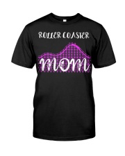 Roller Coaster Mom Shirt Amusement Park Vacation Gifts For Roller Coaster Lovers For Mom Classic T-Shirt front