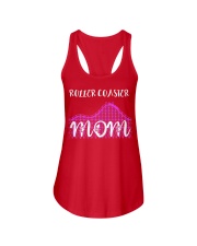 Roller Coaster Mom Shirt Amusement Park Vacation Gifts For Roller Coaster Lovers For Mom Ladies Flowy Tank tile
