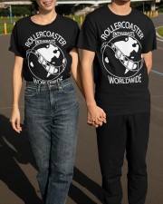 Rollercoaster Enthusiast Worldwide T-Shirt Clothing Gifts For Roller Coaster Enthusiasts Classic T-Shirt apparel-classic-tshirt-lifestyle-front-145