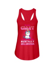 I'm not crazy Unicorn T-shirt for you Ladies Flowy Tank thumbnail