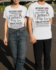 August Girl I Have Tattoos Pretty Eyes Thick Thighs Shirt August Birthday Gifts For Her Classic T-Shirt apparel-classic-tshirt-lifestyle-front-145