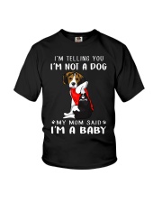 I'm Telling You I'M Not A Dog My Mom beagle Youth T-Shirt thumbnail