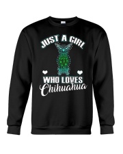 Just A Girl Who Loves Chihuahua Crewneck Sweatshirt thumbnail