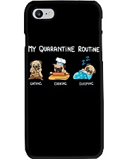 My Quarantine Routine pug Phone Case thumbnail