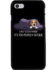 I Like To Stay Inside It'S Too Peopley beagle 1 Phone Case thumbnail