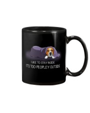I Like To Stay Inside It'S Too Peopley beagle 1 Mug thumbnail