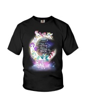 I LOVE YOU TO MOON AND BACK UNICORN BEST GIFT Youth T-Shirt thumbnail