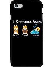 My Quarantine Routine Shiba inu Phone Case thumbnail