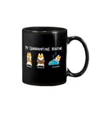 My Quarantine Routine Shiba inu Mug thumbnail