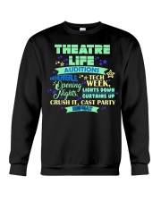 Theatre Life Auditions T-Shirt Theatre Stage Actor Shirts Musical Lovers Gifts Crewneck Sweatshirt tile