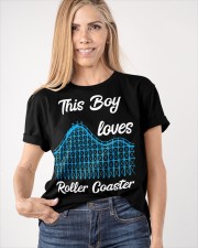 This Boy Loves Roller Coaster Shirt Gifts For Roller Coaster Lovers Fans Ideas For Son Classic T-Shirt apparel-classic-tshirt-lifestyle-front-100