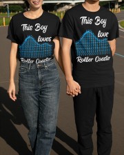 This Boy Loves Roller Coaster Shirt Gifts For Roller Coaster Lovers Fans Ideas For Son Classic T-Shirt apparel-classic-tshirt-lifestyle-front-145