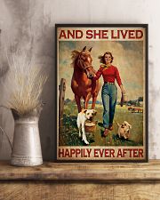 Labrador and she lived happily ever after 11x17 Poster lifestyle-poster-3