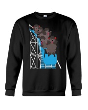 Poodles On Roller Coaster T-Shirt Funny Cute Dog Graphic Tee Dog Lover Shirt Crewneck Sweatshirt tile