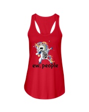 Skull Dabbing Unicorn Ew People T-Shirt Funny Unicorn Shirt Gifts For Daughter Ladies Flowy Tank tile