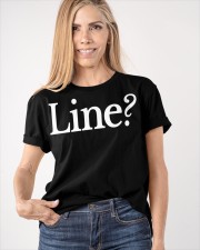 Line T-Shirt Theater Teacher Actor Shirts Christmas Presents For Adults Classic T-Shirt apparel-classic-tshirt-lifestyle-front-100