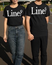 Line T-Shirt Theater Teacher Actor Shirts Christmas Presents For Adults Classic T-Shirt apparel-classic-tshirt-lifestyle-front-145