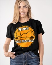 Great Roller Coaster Day Gift for Roller Coasters Park Fan T-Shirt Classic T-Shirt apparel-classic-tshirt-lifestyle-front-100