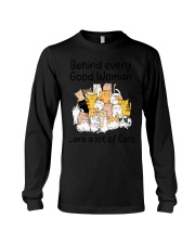 Behind Every Good Woman Are A Lot Of Cats T-Shirt Cute Cat Lover Shirt Gifts For Her Long Sleeve Tee tile