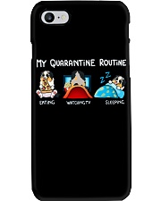 My Quarantine Routine australian shepherd4 Phone Case thumbnail