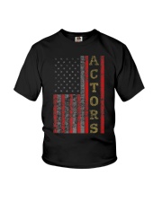 Actors American Flag T-Shirt Old Vintage Patriotic Shirts For Men Gifts For Coworker Youth T-Shirt tile