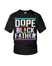 Dope Black Father Youth T-Shirt thumbnail
