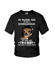 Chihuahua I'm Telling You - Funny Dog Tshirts Youth T-Shirt thumbnail