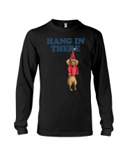 dachshund hang in there Long Sleeve Tee thumbnail